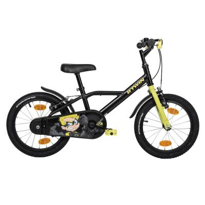 Bike kids Heroboy 16-Inch 4-6 Years - Black Yellow