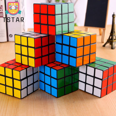 Ts【คลังสินค้าพร้อม】3X3 Magic Cube Puzzle Speed Cube พวงกุญแจของเล่นเพื่อการศึกษา Diy ของขวัญของเล่นทางปัญญาสำหรับนักเรียนอนุบาลผู้สูงอายุ【cod】