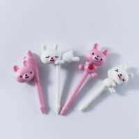 Home Party Cartoon Cute Fork Plastic Fruit Picking Children Bento Lunch Snack Cake Dessert Food Toothpicks Tableware Decoration