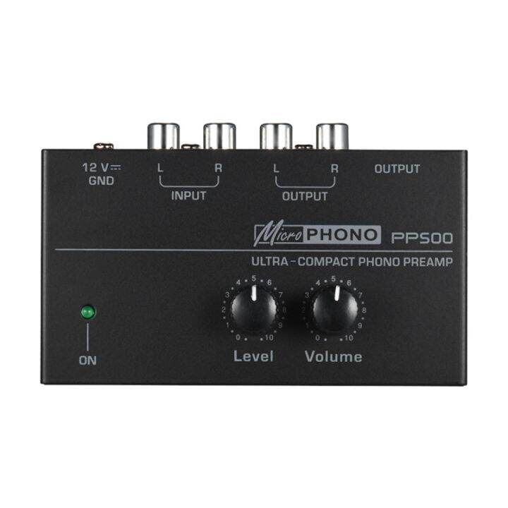 Phono Preamp PP500 with Bass Treble Balance Volume