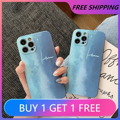♛✶☒ High Quality Ink Painting Deep Sea Soft Silicon Phone Case For Apple IPhone 12 Pro Max 7 8 Plus X XS XR 11 MiNi SE Ins Cover