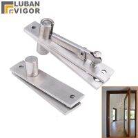 Stainless steel Door Rotating shaft/hingesAdjustable gapWooden door hidden hingetop and bottomMutedoor hardware