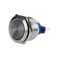 Push button push button push-button switch stainless steel switch 22 mm silver