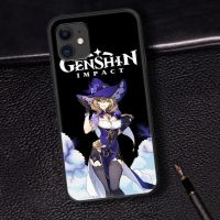 Genshin Iphone 7เคสโทรศัพท์มีลายสีดำกระแทก,8 Plus 14 Plus 12 13 Mini 11 12 13 14 Pro Max X Xr Xs Max Huawei Mate 20 Mate 30 40 Pro P20 P30 P40 Pro Samsung S10 S20 S21 Plus เคสโทรศัพท์