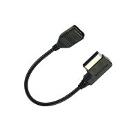 USB AUX Cable Music MDI MMI AMI to USB Female Interface Audio AUX Adapter Data Wire For AUDI A3 A4 A4L A5 A6 A8 Q5