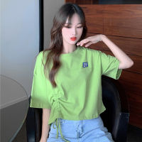 Short-Sleeved T-shirt Girl Summer Clothes New Junior High School Students Korean Style Loose Short Small Shirt Top Clothes