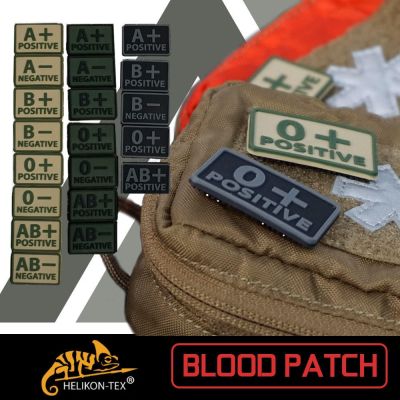 Helikon blood type badge armband Velcro BLOOD PATCH blood type identification badge