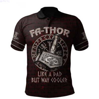 【high quality】  Polo Short Sleeved 3d Tattoo Printing Casual Summer Fashion Men