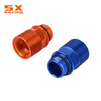 รถจักรยานยนต์สีส้มและสีฟ้าด้านหลังเบรค Reseroir Cooling Extension สำหรับ KTM SX SXF XC XCW EXC EXCF SMR 125 150 250 350 400 450 525