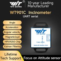 WitMotion WT901C ความแม่นยําสูง 9 แกน AHRS Inclinometer Accelerometer + Gyroscope + มุม + สนามแม่เหล็ก (XYZ) ให้แอพ PC / Android