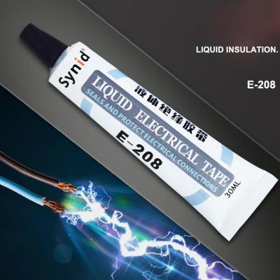 30ML Liquid Electrical Tape BlackWhite 1 Oz Tube Insulation Waterproof Fast Dry Insulation Seal Waterproof UV Resistant