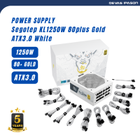 SEGOTEP POWER SUPPLY (อุปกรณ์จ่ายไฟ) KL1250W ATX 3.0 (WHITE) 80 PLUS GOLD FULL MODULAR รับประกัน 5 ปี โดย Devas IPASON