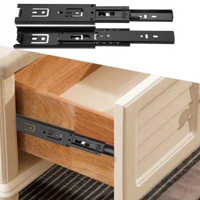 45mm Mini Short Drawer Slides Full Extension Guide Rail Cupboard Furniture Hardware Set Accessories for Home Kitchen Steel