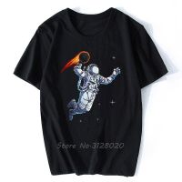 EU Size Astronaut Play Moon T shirt Like Basketball Cool Design Childish Dream 100% Cotton Mars Tshirt tees