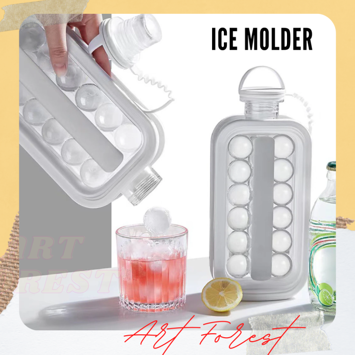 Portable Ice Bottle Making Ice Cubes Homemade Ice Ball Ice Cube