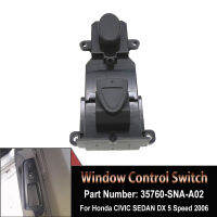 1pcs 35760-SNA-A02ด้านหน้าขวาประตูหน้าต่างสวิทช์2005-2009สำหรับ Honda Civic 35760SNAA02 Auto part.s