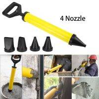 Grouting Mortar Sprayer ปูนขาวปั๊มสแตนเลสพลาสติกกาวเครื่องมือสำหรับเติม4Pcs หัวฉีด