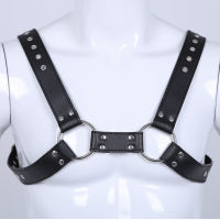 Sexy Men Lingerie Leather Harness Tops Man Body Chest Harness Costume Outfit &amp; Buckles Mens Arnes Harnais Homme