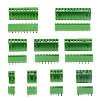 10sets 2EDG5.08 Straight 2 3 4 5 6 7 8 9 10 12 pins Terminal plug type 300V 10A 5.08mm pitch PCB connector screw terminal block