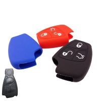 hgjmgkkk For Mercedes CL55 CL600 CLK350 C230 CL500 CL65 S430 S500 S600 SL500 SLK55 CLK55 Silicone Car Remote Key Fob Shell Cover Case