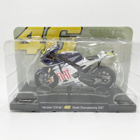 Yamaha YZR-M1ของเล่นโมเดล1:18รถจักรยานยนต์ Diecast 2008/แชมป์โลกเรือ2014/ 2007แชมป์โลกแข่งกีฬาจักรยานจำลอง