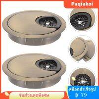Paqiakoi 2PCS โต๊ะ Grommet Cord GROMMET 60 มม สายเคเบิลจัดงาน