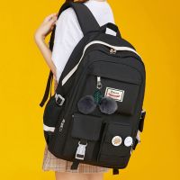 ▩♀  Fashion Middle School Korean Large Capacity Schoolbag Students Backpacks Teenage Book