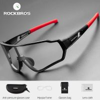 ROCKBROS ขี่จักรยานแว่นตาผู้ชายผู้หญิง Photochromic กลางแจ้งกีฬาเดินป่าแว่นตาแว่นกันแดด P Olarized กรอบภายในจักรยาน Glasses823