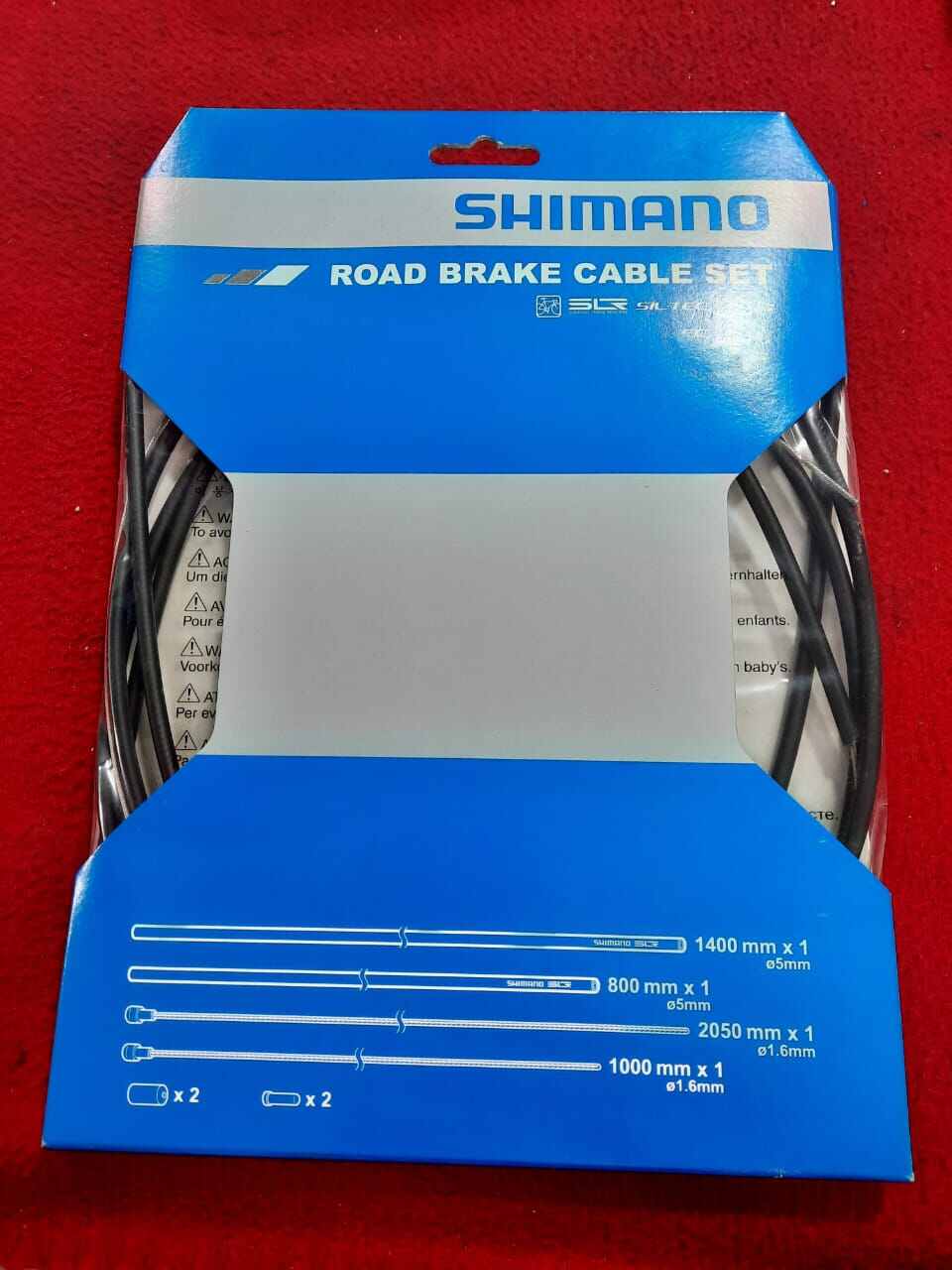Shimano Road Brake Inner and Outer PTFE Cable Set Y80098011 