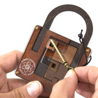 ระดับความยากสูง IQ Einstein Lock Puzzle เกมปริศนาไม้คลาสสิกสำหรับผู้ใหญ่