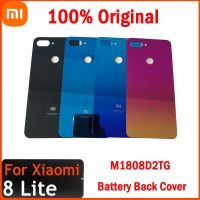 Replacement Rear Glass Battery Back Cover Case Door Housing For Xiaomi Mi8 Lite Mi 8 Young 8X M1808D2TG Phone Parts Shell Replac Replacement Parts