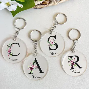 Kids hot sale name keyrings