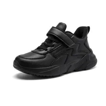 All black deals childrens sneakers