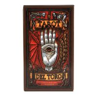 Tarot Del A ดาดฟ้าไพ่ทาโรต์และคู่มือที่ได้รับแรงบันดาลใจจากโลกของ Guillmo Del Toro ความแปลกใหม่แท่นของเล่นเกมการ์ดสำหรับผู้เริ่มต้น