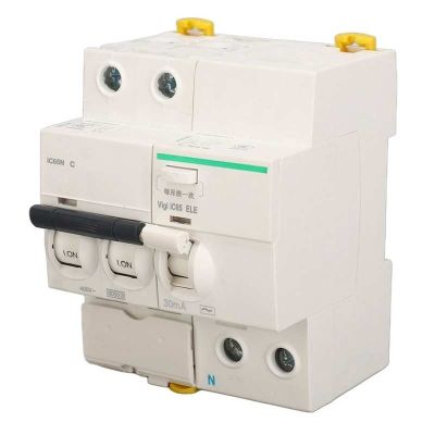 【LZ】 IC65N 2P N Circuit Breaker Safety Leakage Protection Air Switch for Residential Commercial Building AC 400V