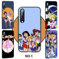 Casing หรับ OPPO A91 F15 A81 A92 A72 A52 A93 A94 Reno 2 2Z 2F 3 4 5 5K 6 4Z 6Z Lite Pro Plus A92S ni114 Sailor Moon Anime Pattern Phone เคสโทรศัพท์