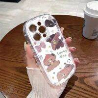 เคสโทรศัพท์มือถือซิลิโคน TPU ใส แบบนิ่ม ลายการ์ตูนน่ารัก กันกระแทก สําหรับ IPhone 14 13 11 Pro Max 12 8 7 Plus XS XR X