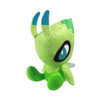 【CW】 18cm TAKARA TOMY Pokemon Celebi Psychic Type Kawaii Plush Toys Doll Soft Stuffed Animals For Children Birthday Christmas Gifts