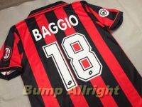 Retro : เสื้อบอลย้อนยุค Vitage ทีม เอซี มิลาน เหย้า 1996 A.C. Milan Home 1996 + 18 BAGGIO และอาร์มกัลโช่ !!