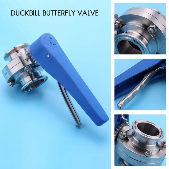 1-1-2-inch-38mm-ss304-stainless-steel-sanitary-1-5-inch-tri-clamp-butterfly-valve-squeeze-trigger-for-homebrew-dairy-product