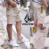 Volcom กางเกงคาร์โก้ขาสั้นสําหรับผู้ชาย