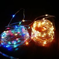 Lennie1 LED String Lights USB/Battery Powered Copper Wire Fairy Garland for Party Wedding Christmas Decor 2M 5M 10M 30M