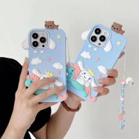 เคสโทรศัพท์มือถือแบบนิ่ม กันกระแทก ลายการ์ตูนสุนัขชินนาม่อน สําหรับ iPhone 6 7 8 Plus X XS XR 11 12 13promax