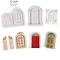 3D Door Window Silicone Mold Frame Border Fondant Cake Tool Kitchen DIY Fudge Cookies Chocolate Mould Plaster Clay Decoration Bread Cake  Cookie Acces