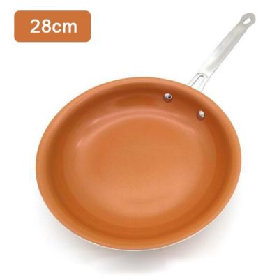 Non-stick Copper Frying Pans Skillets With Coating Induction Cooking Oven Cooking Pot Nonstick Pan Cookware