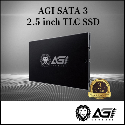 AGI 120GB / 240GB / 256GB / 512GB / 960GB / 1TB 2.5 inch TLC SATA