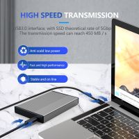 Blueendless HDD Case SATA to USB 3.0 High Speed 5Gbps 6TB Aluminum HDD Hard Drive Box for New Tablet Laptop External Hard Drive