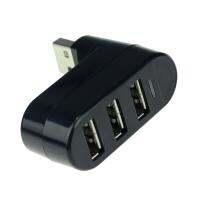 【Support-Cod】 【support】 【Deal】 สาย USB Hub Laddron ฮับ2.0 3พอร์ตแยก PC อะแดปเตอร์ USB แยก Usb องศาสูง