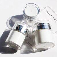 15/30/50/100ml Acrylic Vacuum Cream Bottle Press-On Makeup Sub-Bottling Lotion Face Creams Travel Refillable Empty Cosmetic Box