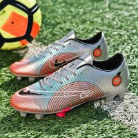 HIKEUP Brazil Football Shoes Brazilian Nation Team Sports Footbal Sneaker Man Low Top Long Spike Soccer Shoes